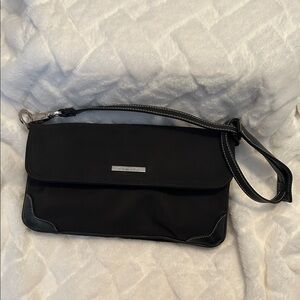Strada Black Bag with Silver Detail